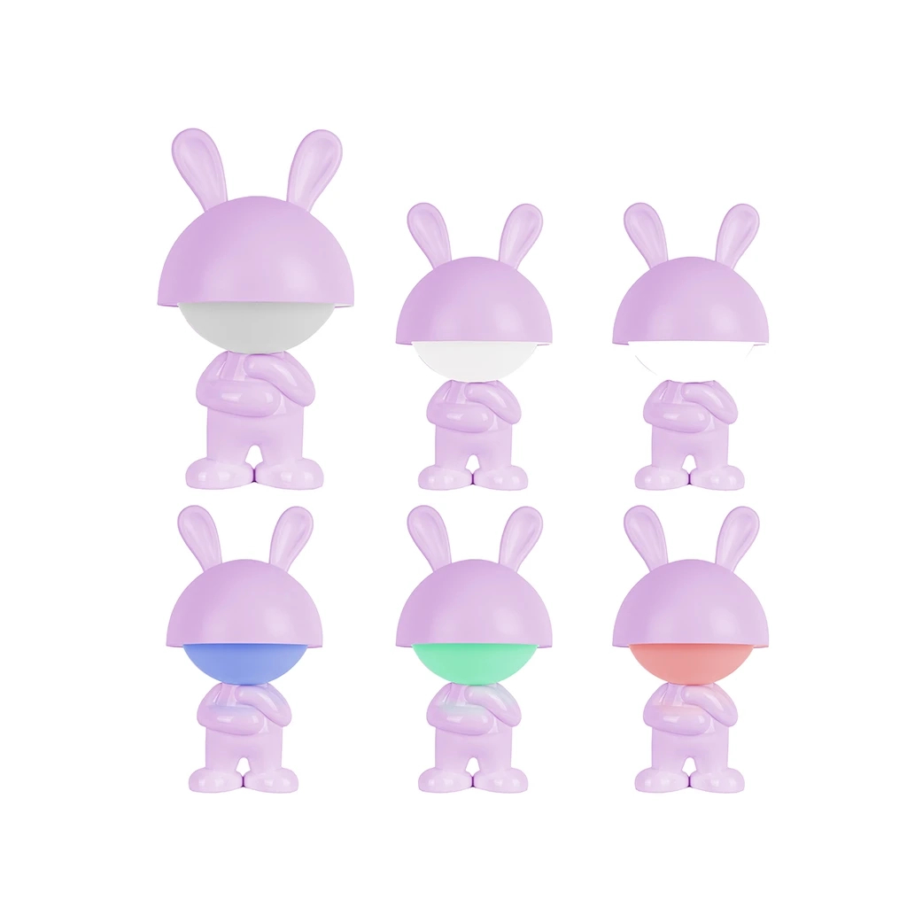 Нічник Kite Світильник LED з акумулятором Dreamy Bunny, фіолетовий (K25-315-1-5) - зображення 4