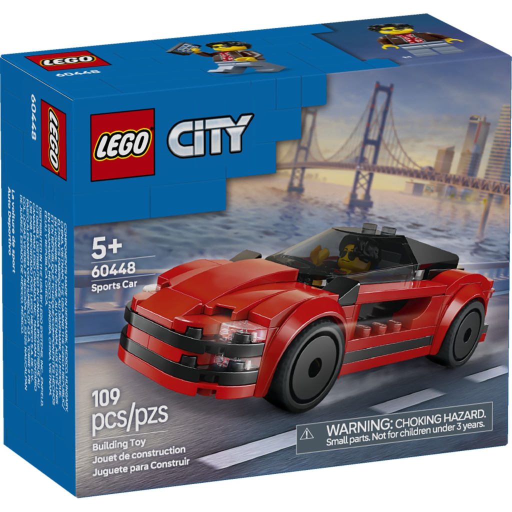 Конструктор LEGO City Червоний спортивний автомобіль (60448) - зображення 1