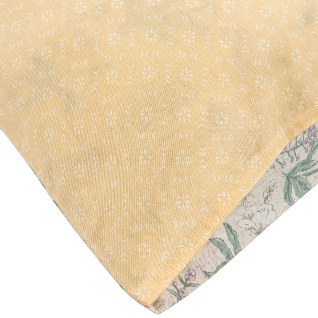 Постільна білизна Ardesto Gloria сатин квіти жовтий полуторний 160х220 (ART1622FW) - зображення 6