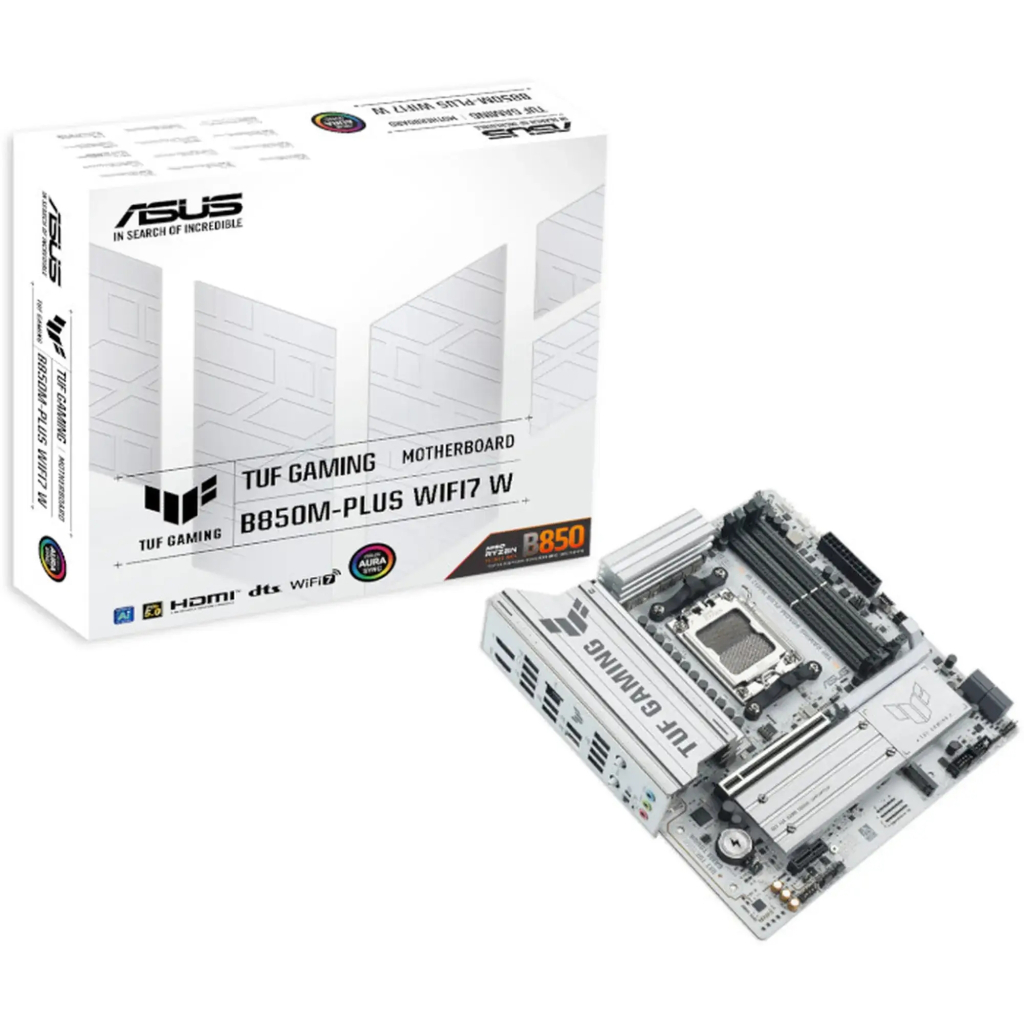 Материнська плата ASUS TUF GAMING B850M-PLUS WIFI7 W - зображення 8