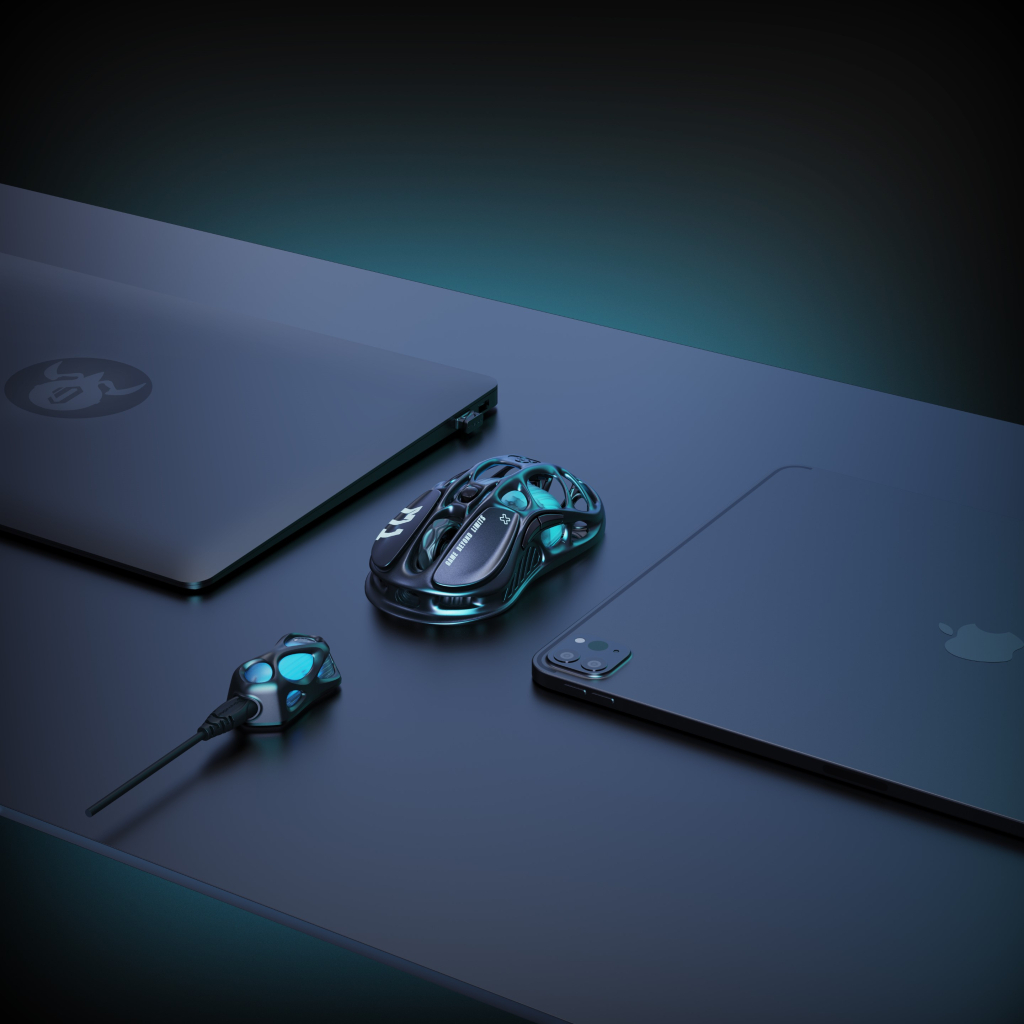 Мишка GravaStar Mercury M1 Pro magnesium alloy body BT/WL/USB-A RGB Gunmetal Gray (GRAVASTARM1PRO_GRY) - зображення 11