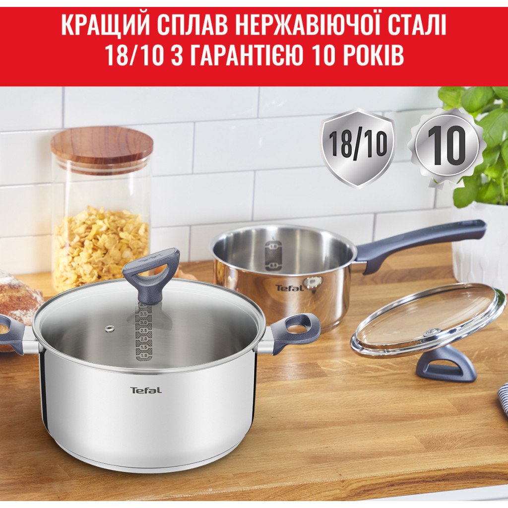 Набір посуду Tefal Daily Cook 8 предметів (G712S855) - зображення 3