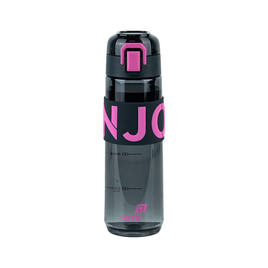 Пляшка для води Kite 680 мл чорно-рожева (K25-1233-3) - зображення 1