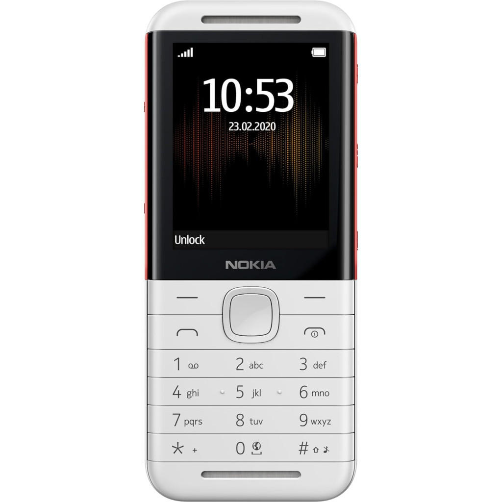 Мобільний телефон Nokia 5310 DS 2024 White-Red - зображення 2