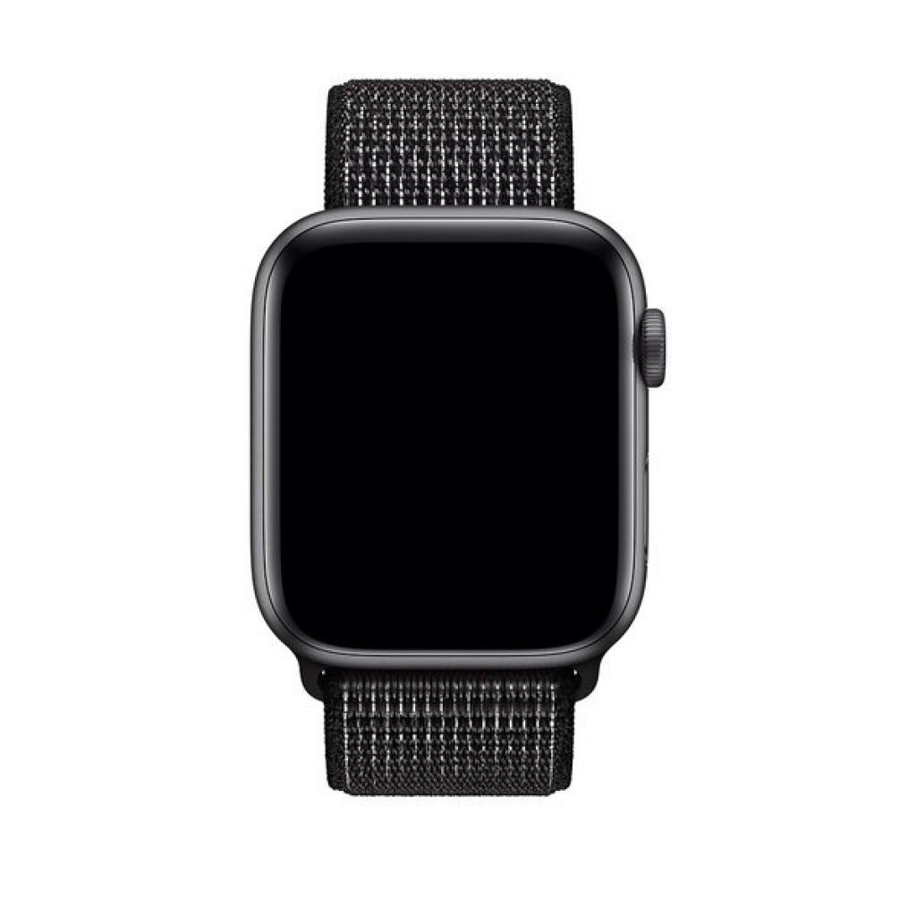 Ремінець до смарт-годинника Apple 44mm Nike Sport Loop Black (MX812ZM/A) - зображення 2