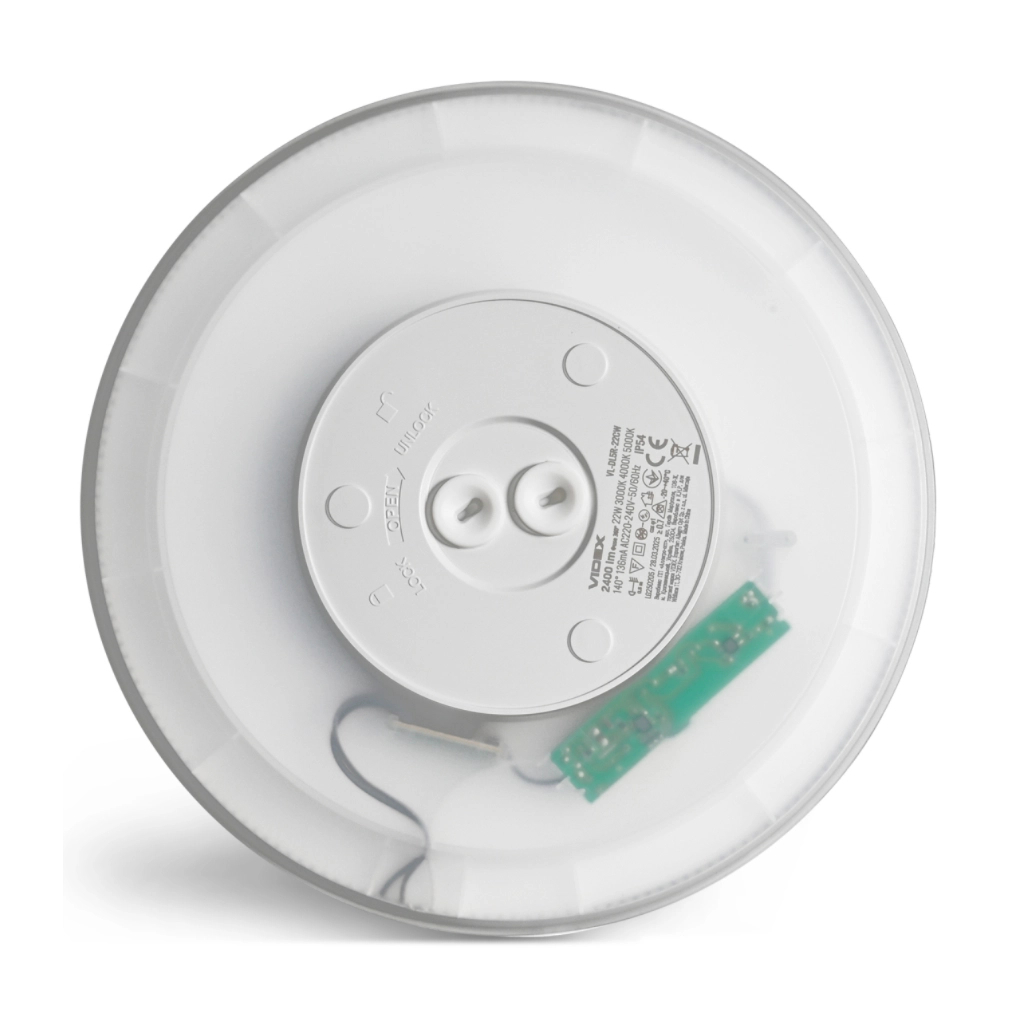 Світильник Videx DL5R 22W 3000K-4000K-5000K White (VL-DL5R-22CW) - изображение 3