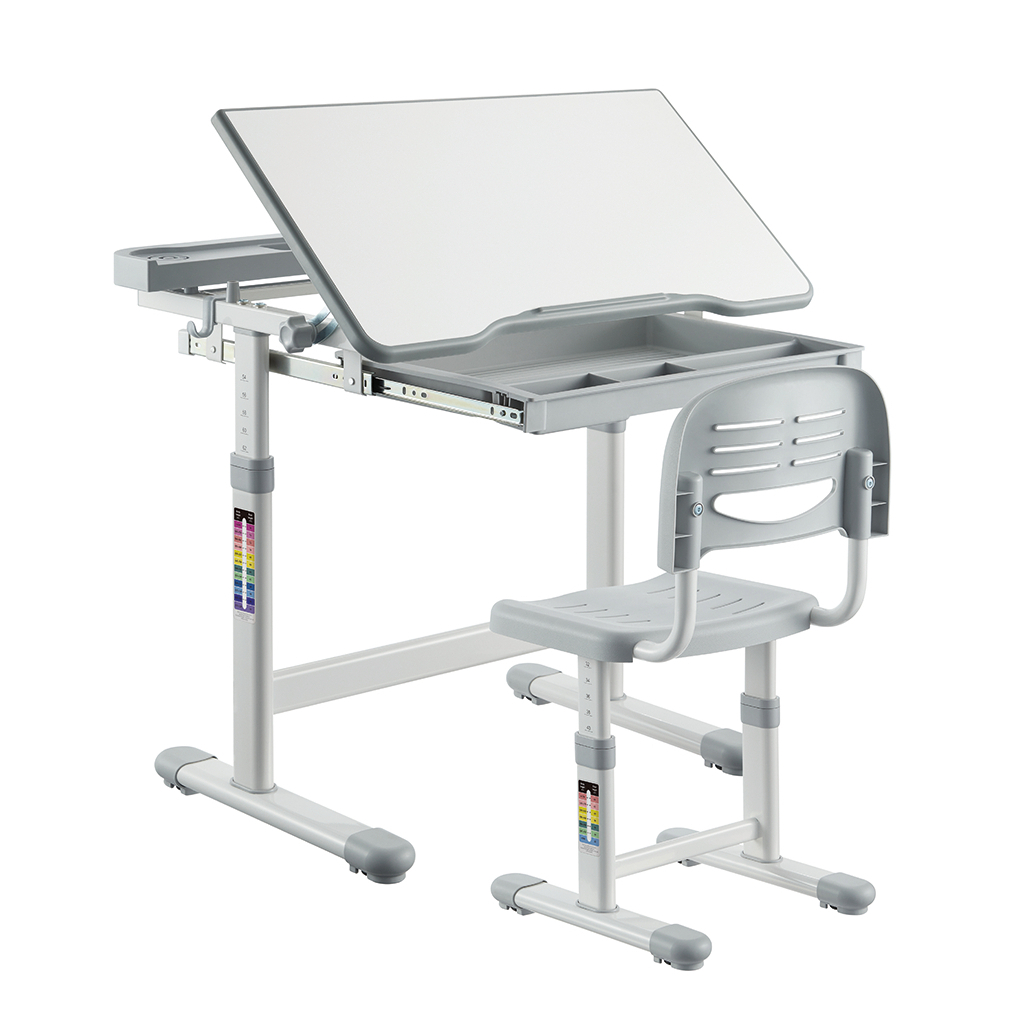 Парта зі стільцем FunDesk Bellissima grey (221918) - зображення 2