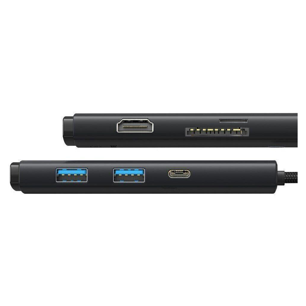 Перехідник Baseus USB to 1xRJ45 100Mbps black (WKQX000001) - зображення 5