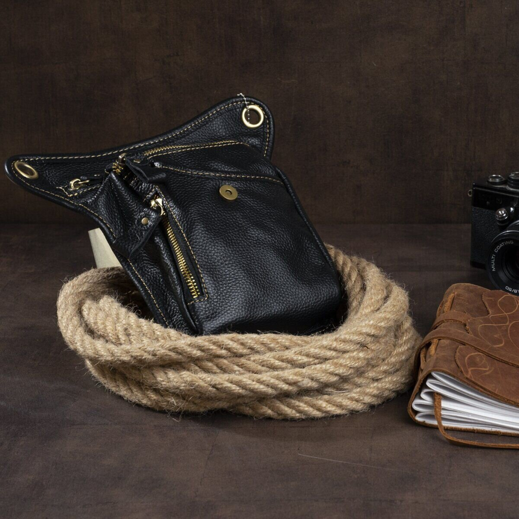 Сумка Vintage На пояс Чорна (14659) - зображення 5