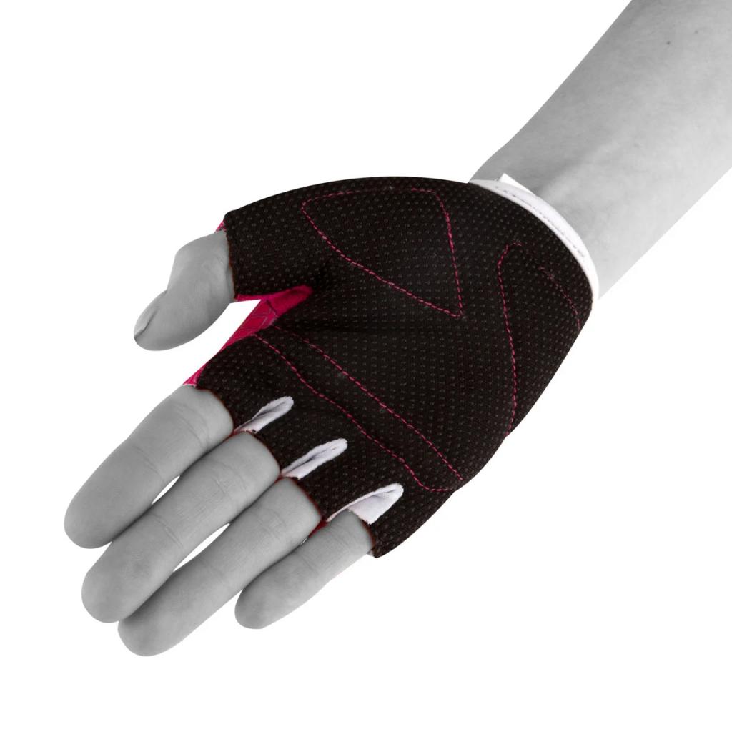 Велорукавиці PowerPlay Children 5451 Pink/White S (5451_S_Pink-White) - зображення 3
