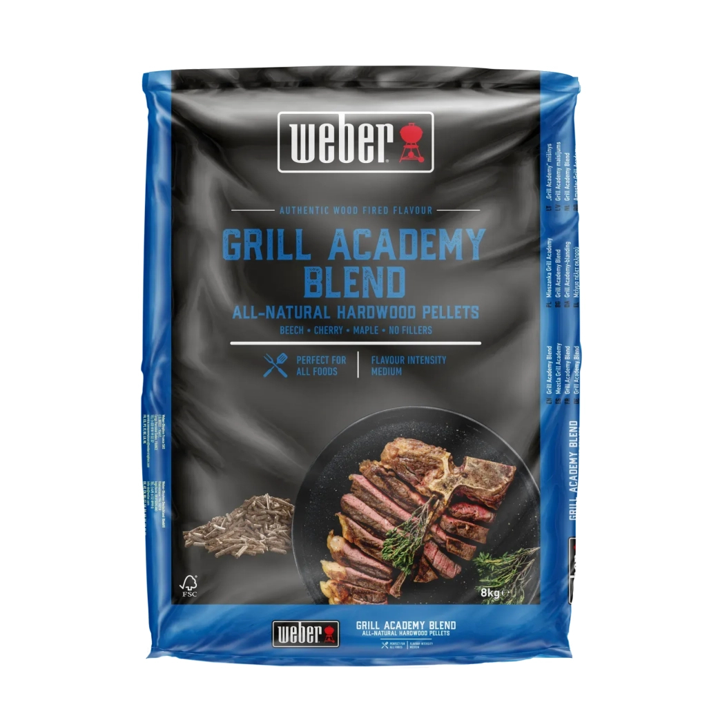 Пелети Weber Деревні суміш FSC Grill Academy Blend, 8 кг (3401051) - изображение 1