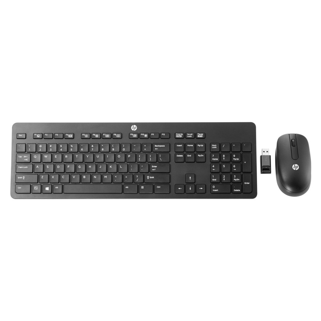 Комплект HP Slim Keyboard and Mouse Black (T6L04AA) - зображення 1