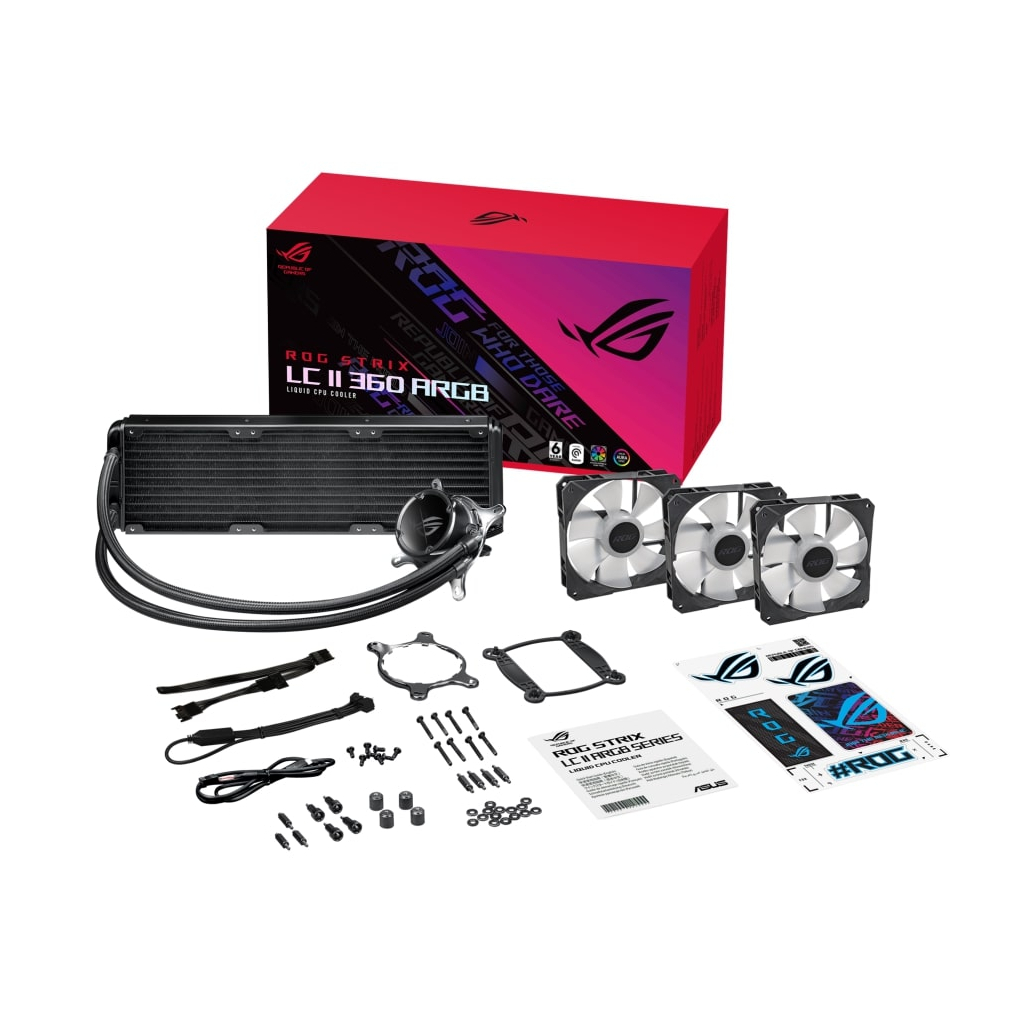 Система рідинного охолодження ASUS ROG STRIX LC II 360 ARGB (90RC00F1-M0UAY0) - зображення 5