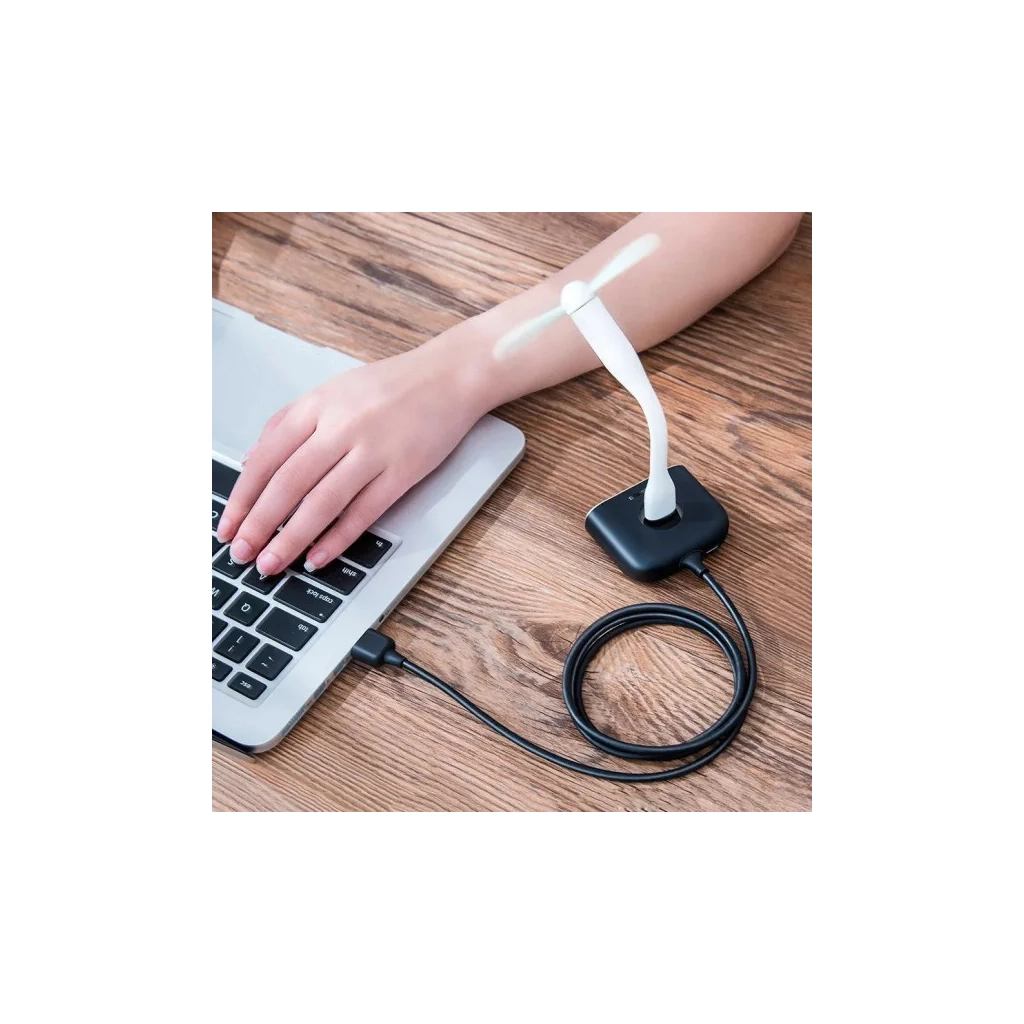 Концентратор Baseus USB 3.0 to 1xUSB 3.0 + 3xUSB 2.0 1.0m (CAHUB-AY01) - зображення 7