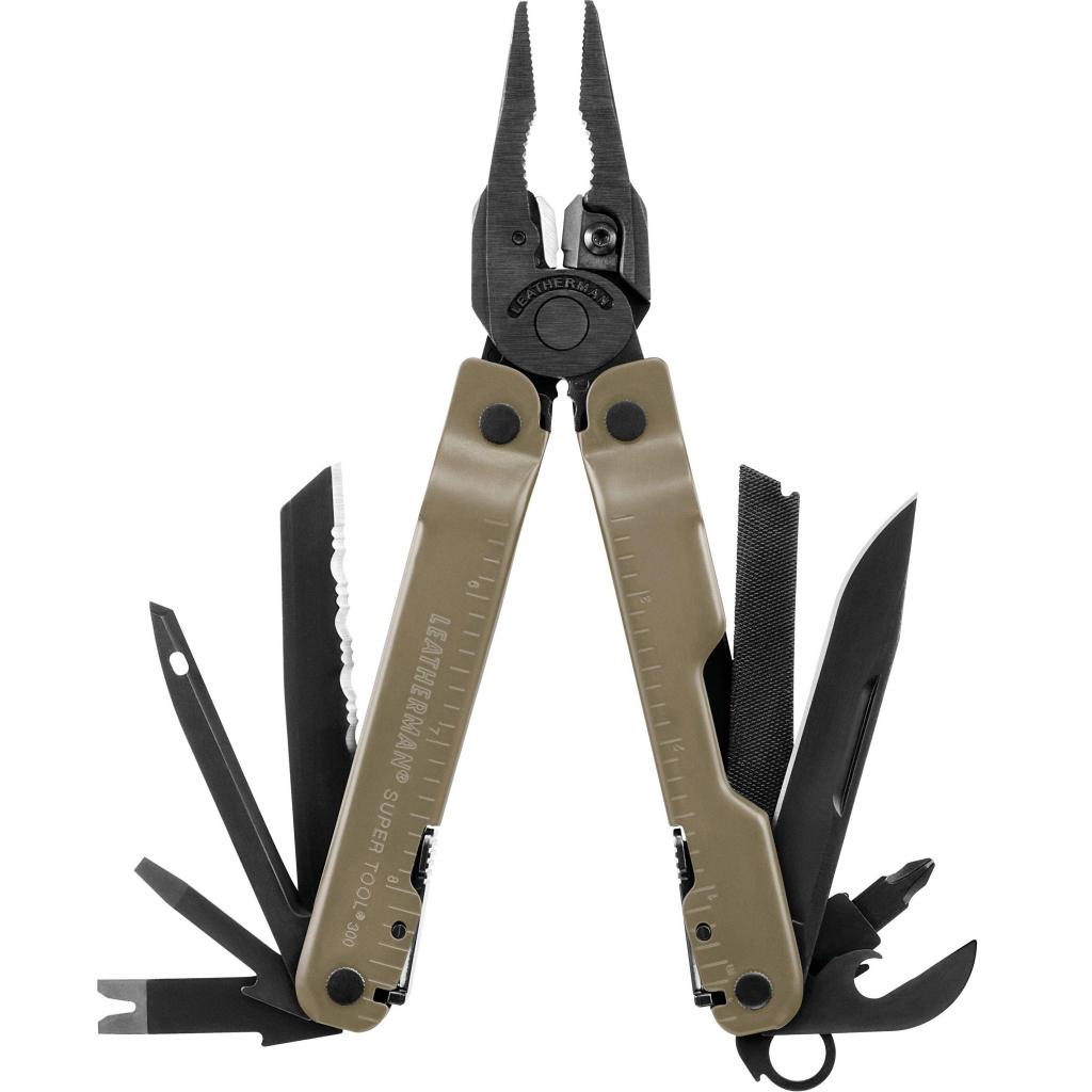 Мультитул Leatherman Super Tool 300M Black/Coyote (832762) - зображення 1