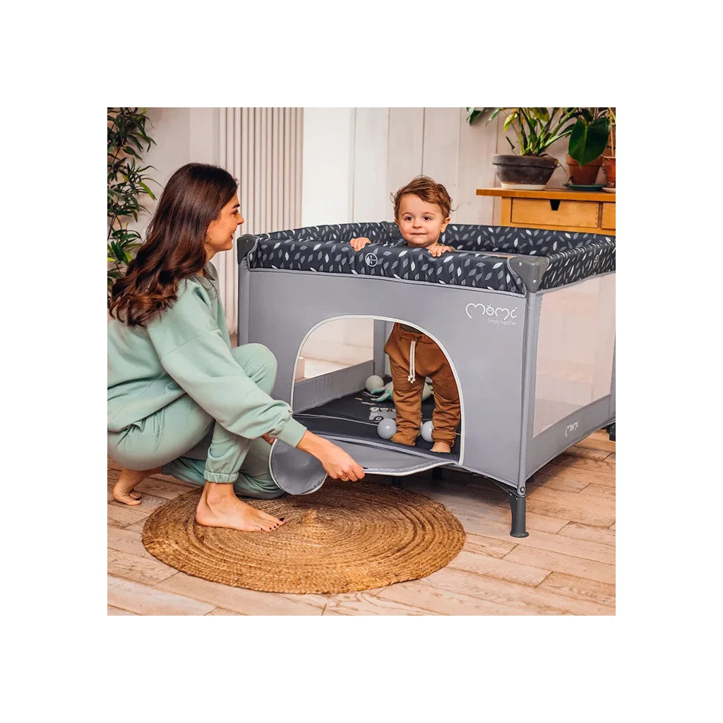Дитячий манеж MoMi Mamu колір - grey (LOZE00018) - зображення 11