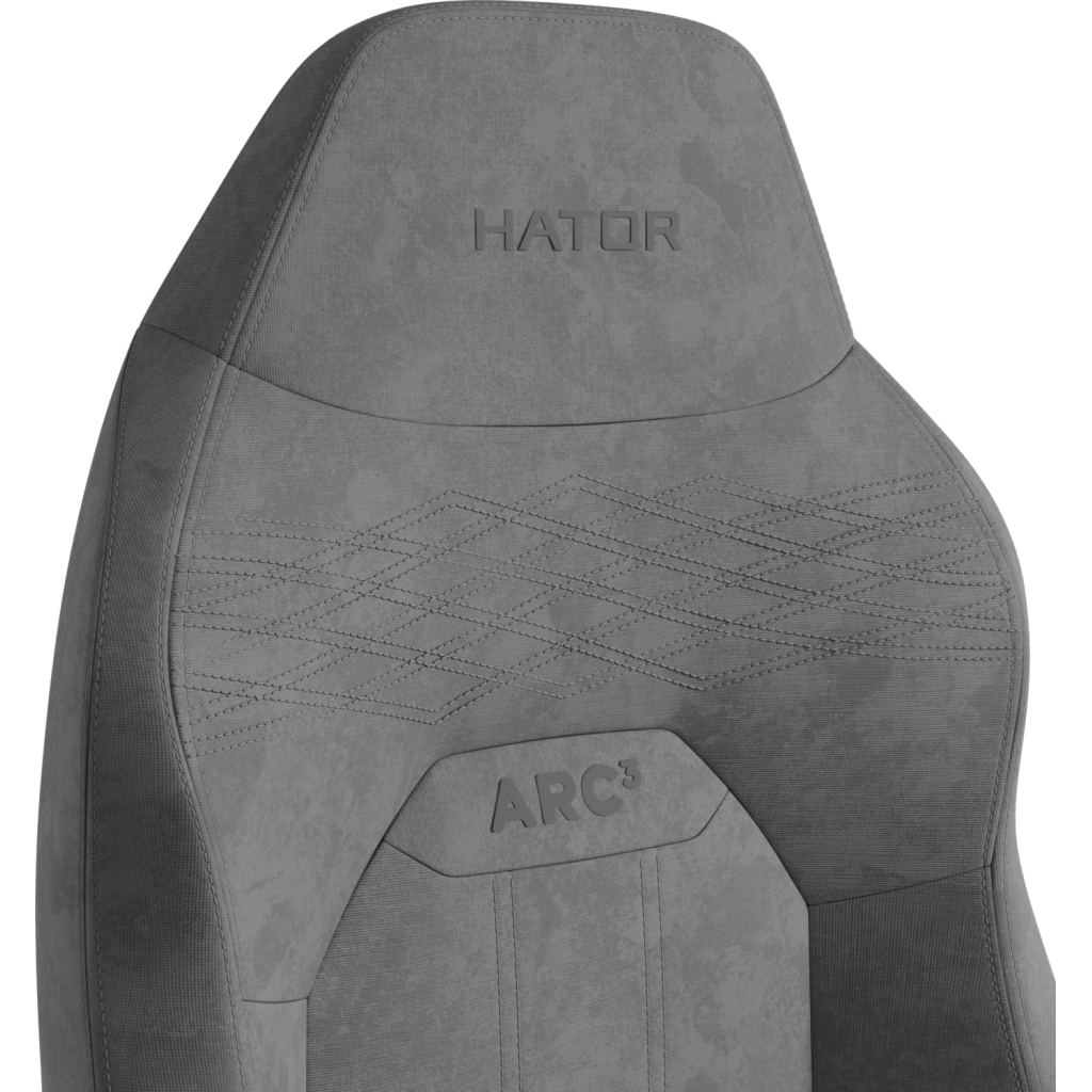 Крісло ігрове Hator Arc 3 L Velour Grey (HTC3446L) - зображення 9
