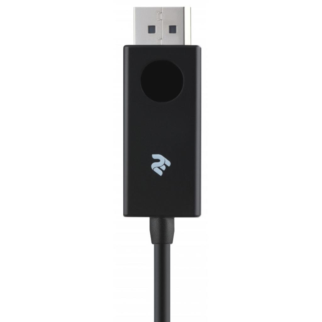 Кабель мультимедійний Type-C to DisplayPort (AM/AM), 1m, black 2E (2E-W1402) - зображення 2