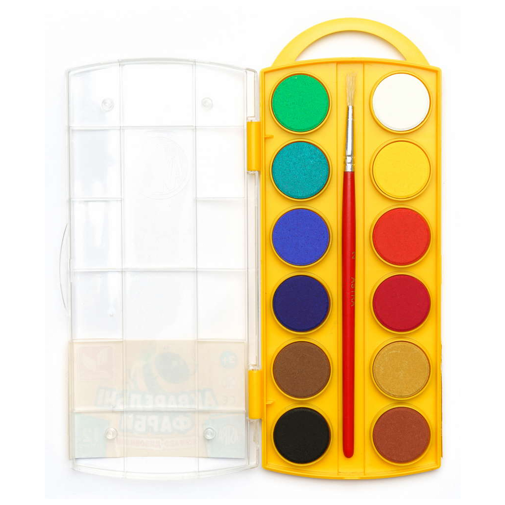 Акварельні фарби Школярик 12 кольорів (83216905-UA) - зображення 2