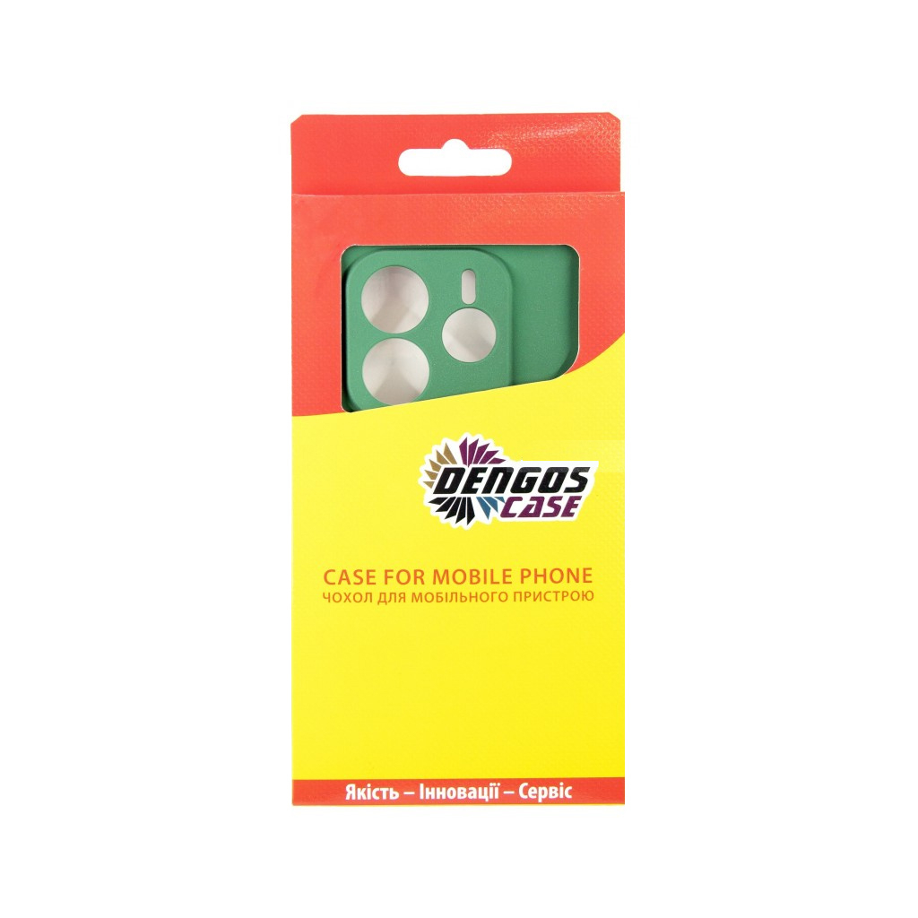 Чохол до мобільного телефона Dengos Kit Xiaomi Redmi Note 14 case Soft + glass (Mint) (DG-KM-131) - зображення 4