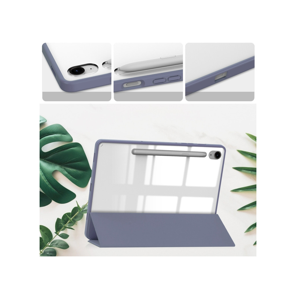 Чохол до планшета BeCover Soft Edge stylus holder Samsung Tab S9 (SM-X710/SM-X716)/S9 FE (SM-X510/SM-X516B) 11.0" Purple (710443) - зображення 3