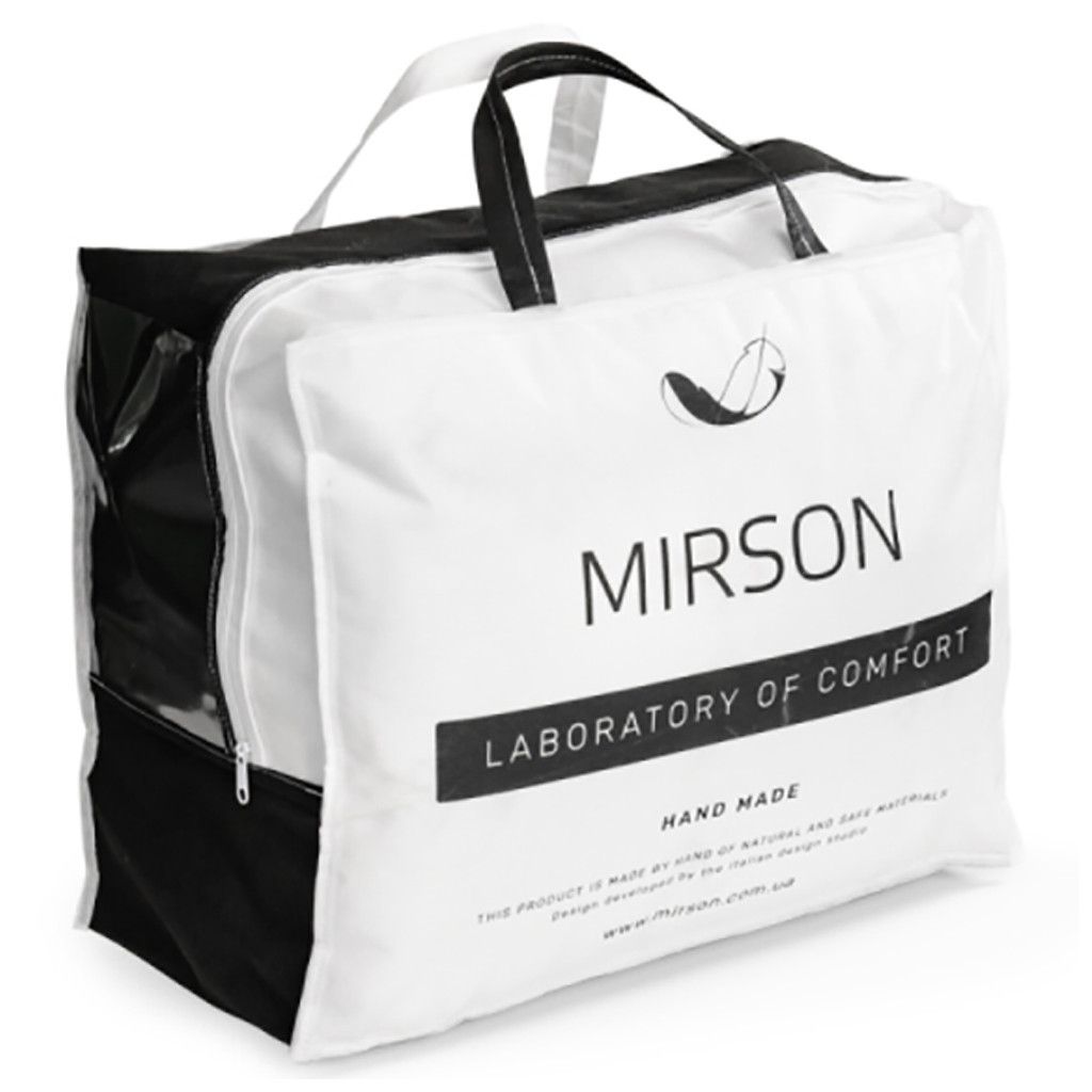 Ковдра MirSon вовняна Mikrosatin Gold Woolen Hand Made 168 демі 110x140 см (2200000460370) - зображення 4