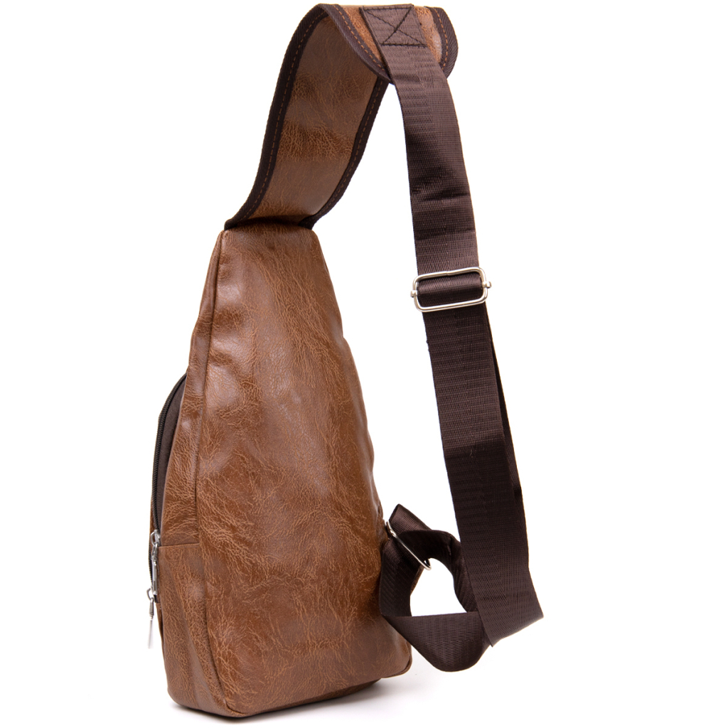 Сумка Vintage Крос боді смарт зі шкірозамінника Руда (20573) - зображення 2