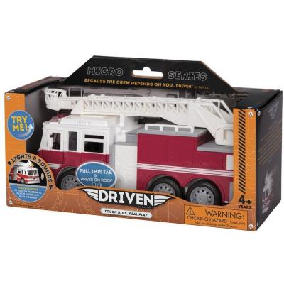 Спецтехніка Driven MINI – ПОЖАРНАЯ МАШИНА (свет, звук) от 3 до 5 лет (WH1007Z) - зображення 4