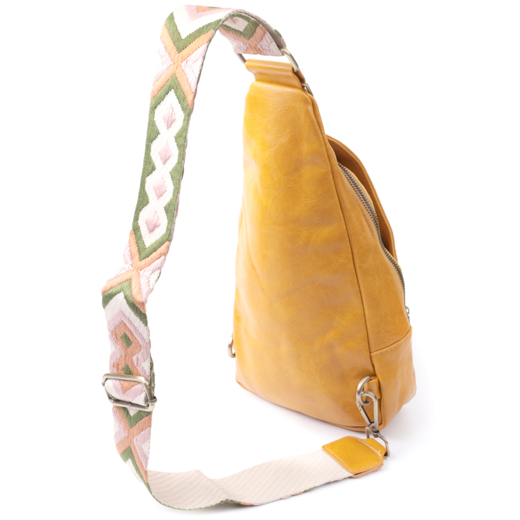 Сумка Vintage З екошкіри Жовта (22775) - зображення 2