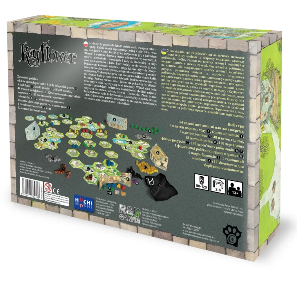 Настільна гра WoodCat Keyflower (укр.) (W0048) - зображення 8