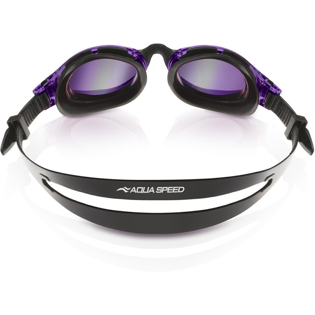 Окуляри для плавання Aqua Speed Triton 2.0 Mirror 283-09 60415 чорний, бузковий OSFM (5905718604159) - зображення 2