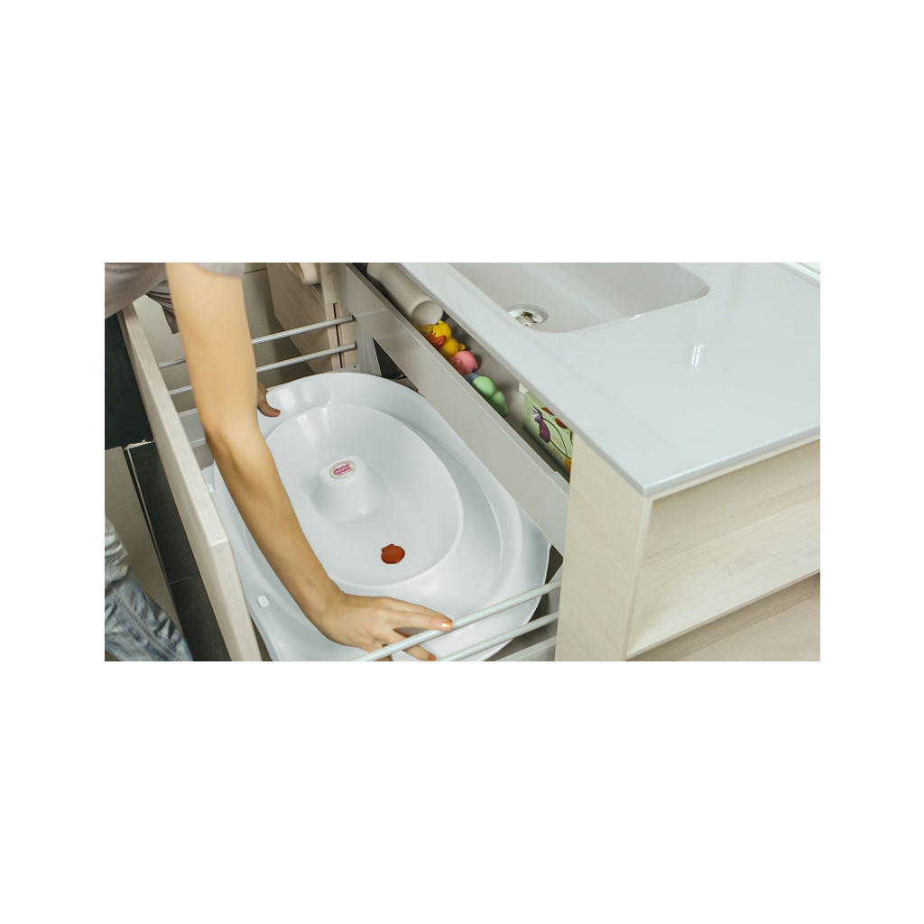 Ванночка Ok Baby анатомічна Onda Slim, білий (38951600) - зображення 8