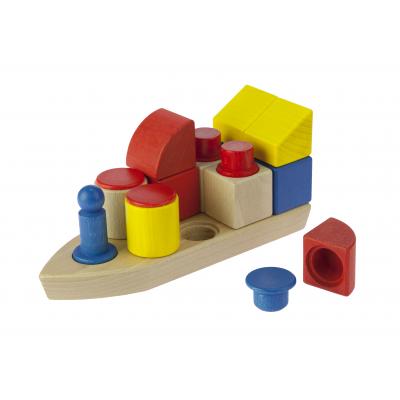 Конструктор Nic cubio дерев'яний кораблик (NIC2131) - зображення 4