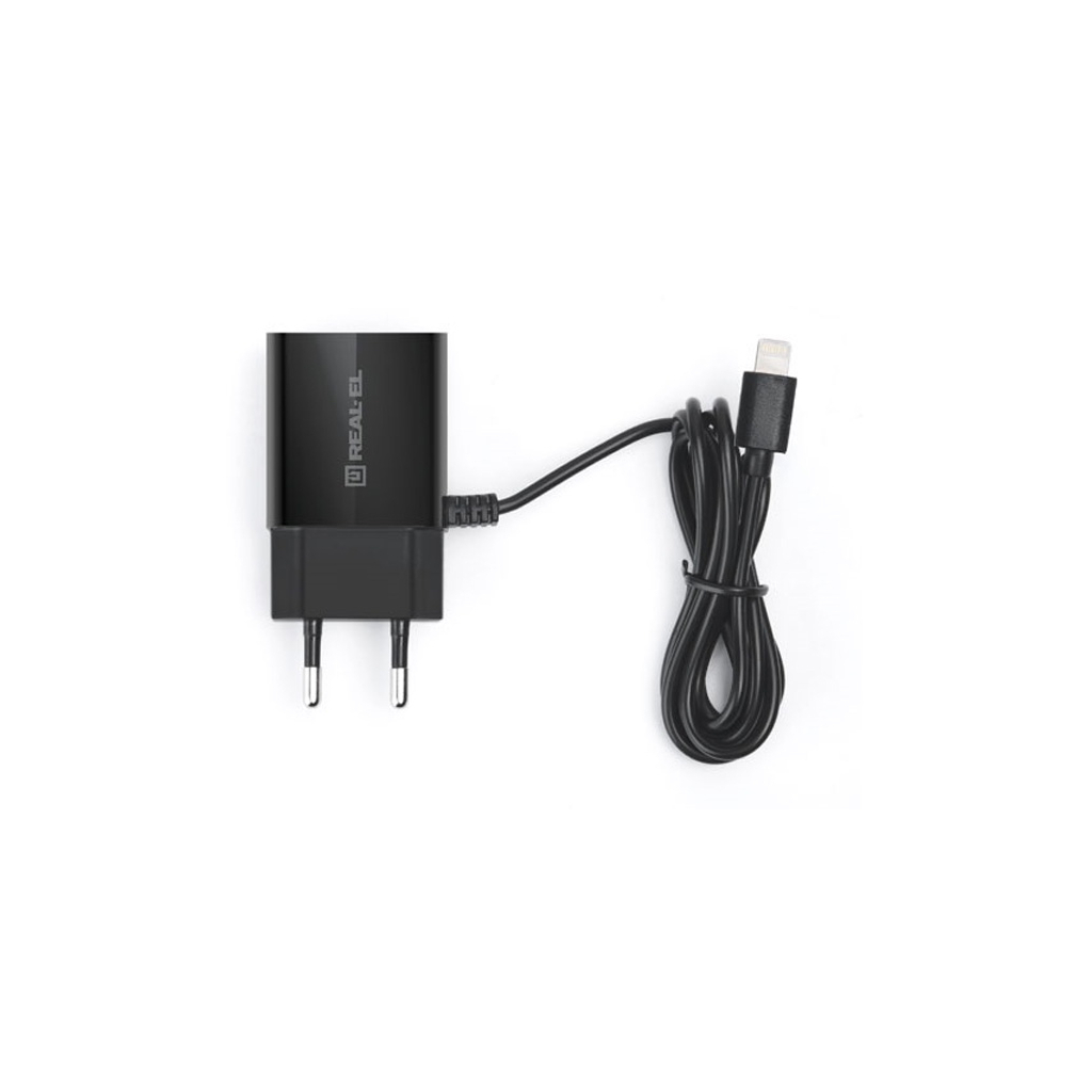 Зарядний пристрій REAL-EL CH-217 black (EL123160016) - зображення 7