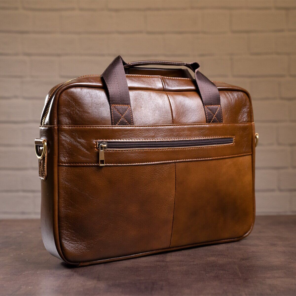 Сумка Vintage Шкіряна Коричнева (14626) - зображення 7