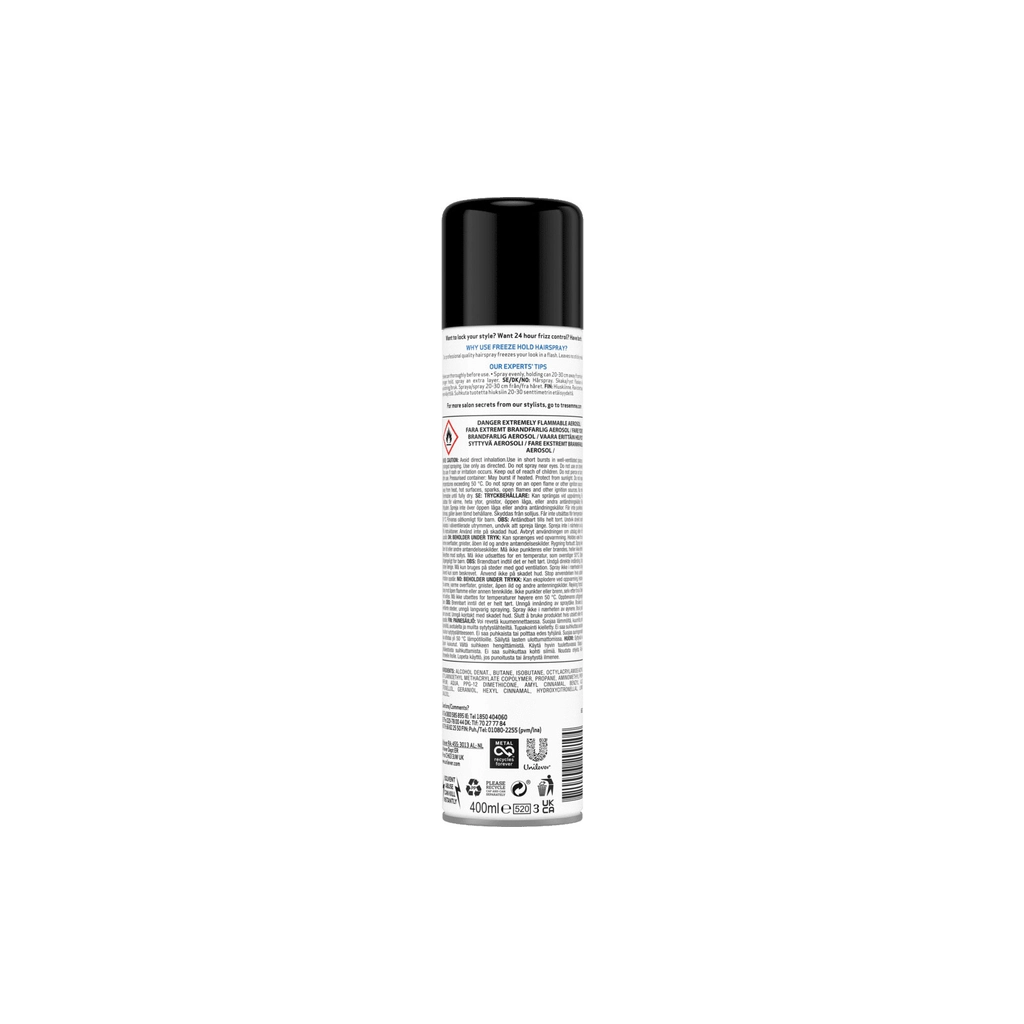 Лак для волосся Tresemme Freeze Hold 5 Максимальної фіксації 400 мл (8710447299104) - зображення 2