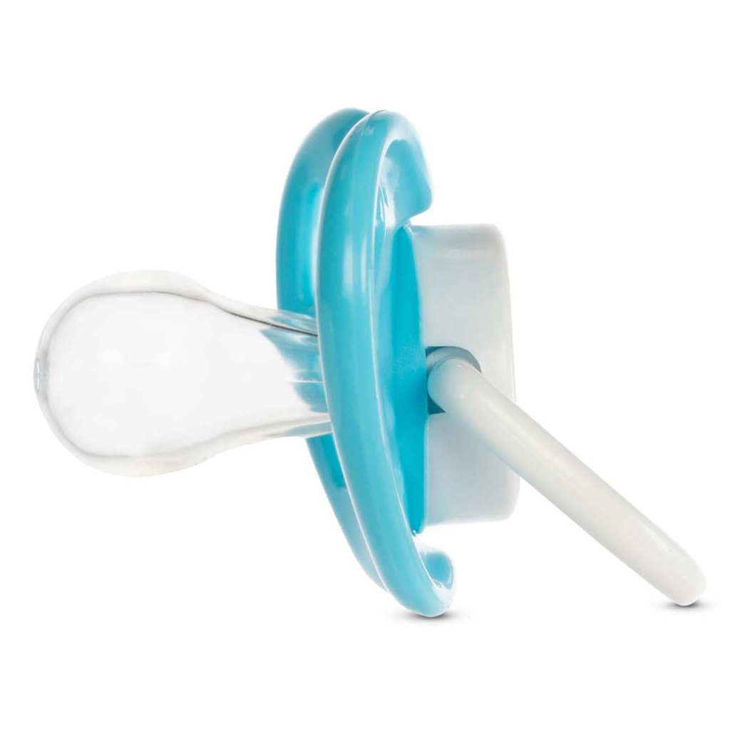 Пустушка Baboo Marine силіконова, 0+ міс (блакитна) (5-037) - изображение 2