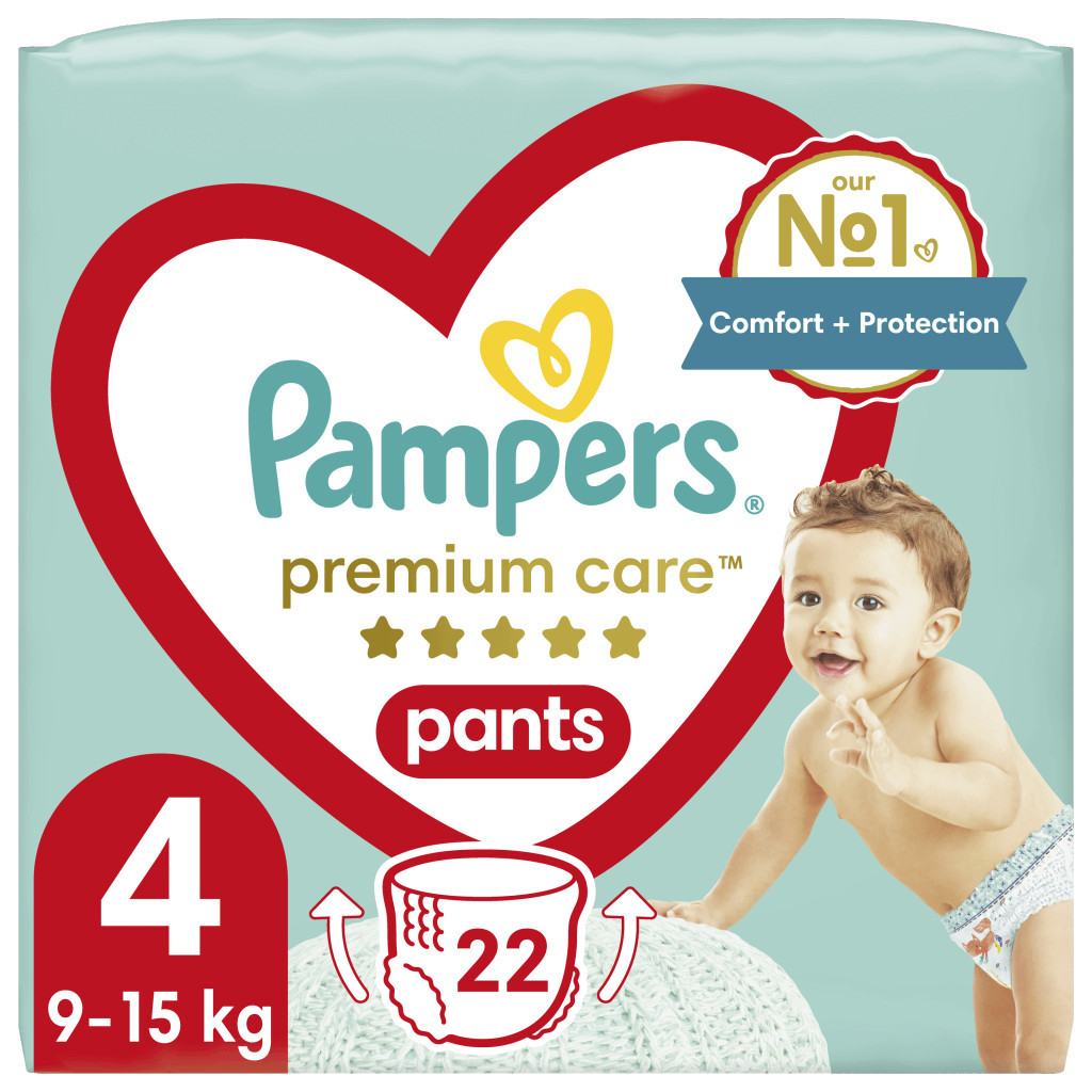 Підгузки Pampers Premium Care Pants Maxi Розмір 4 (9-15 кг), 22 шт. (4015400681212) - зображення 1