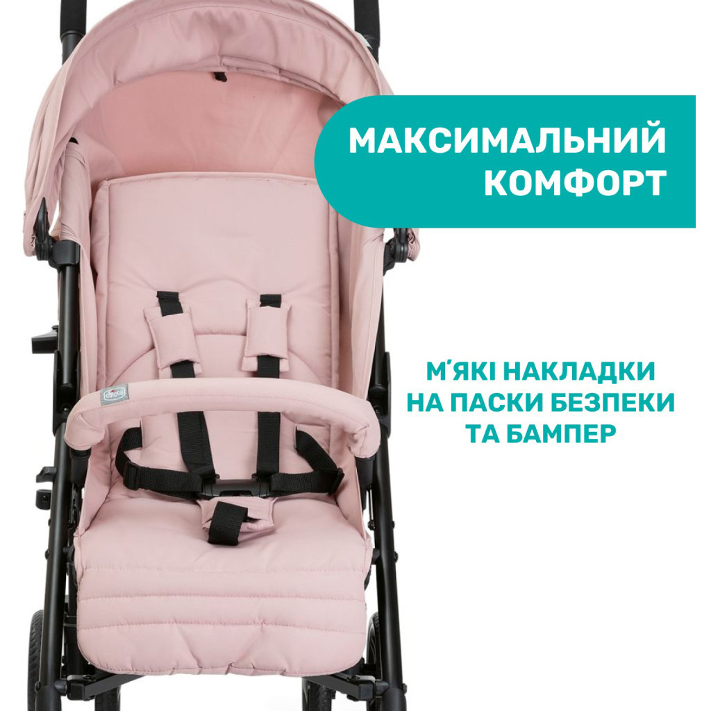 Коляска Chicco Liteway 4 Рожева (79892.20) - зображення 10