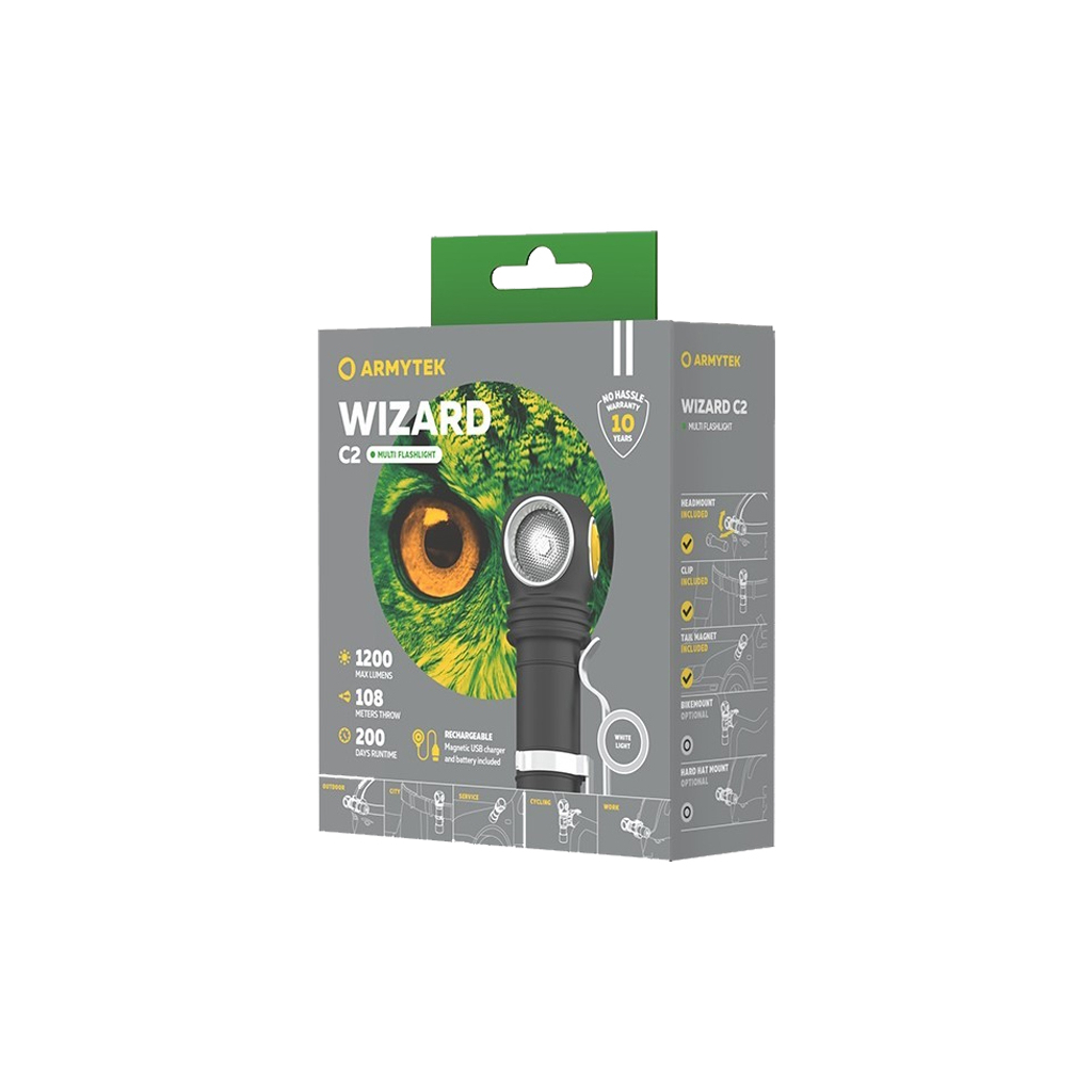 Ліхтар Armytek Wizard C2 Marnet USB Warm (F08901W) - зображення 3