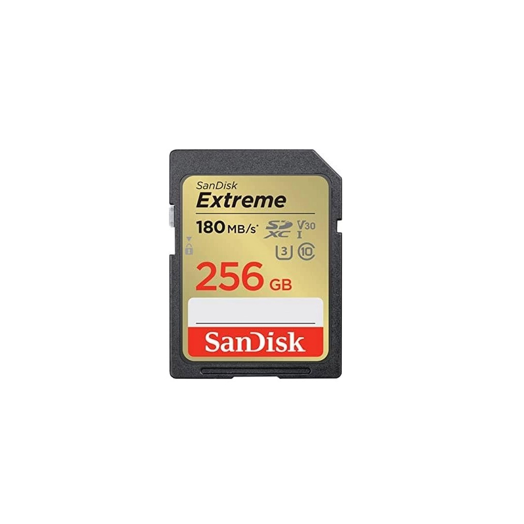 Карта пам'яті SanDisk 256GB SD class 10 UHS-I Extreme (SDSDXVV-256G-GNCIN) - зображення 1