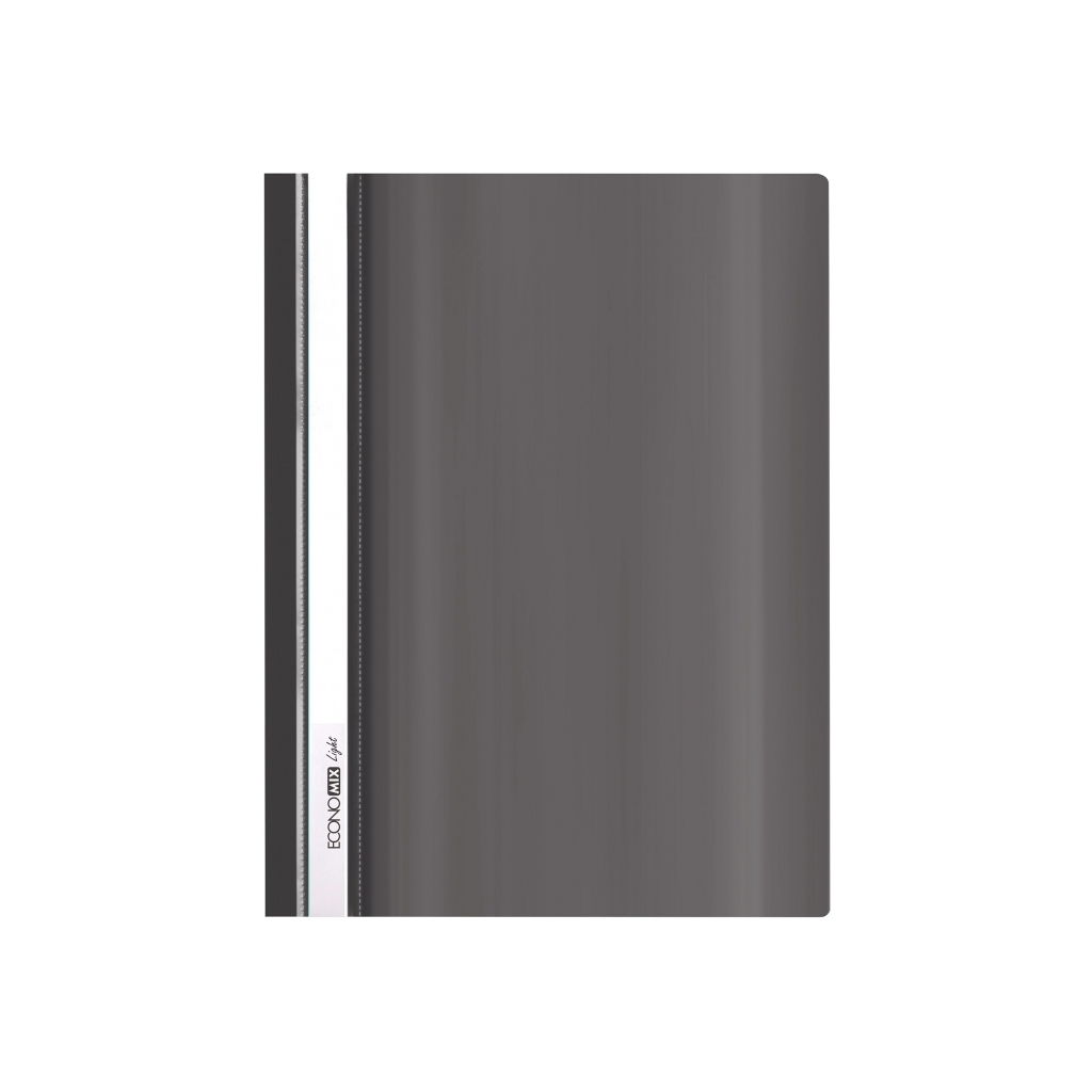 Папка-швидкозшивач Economix А4 Light без перфорації, чорна (E38503-01) - зображення 1