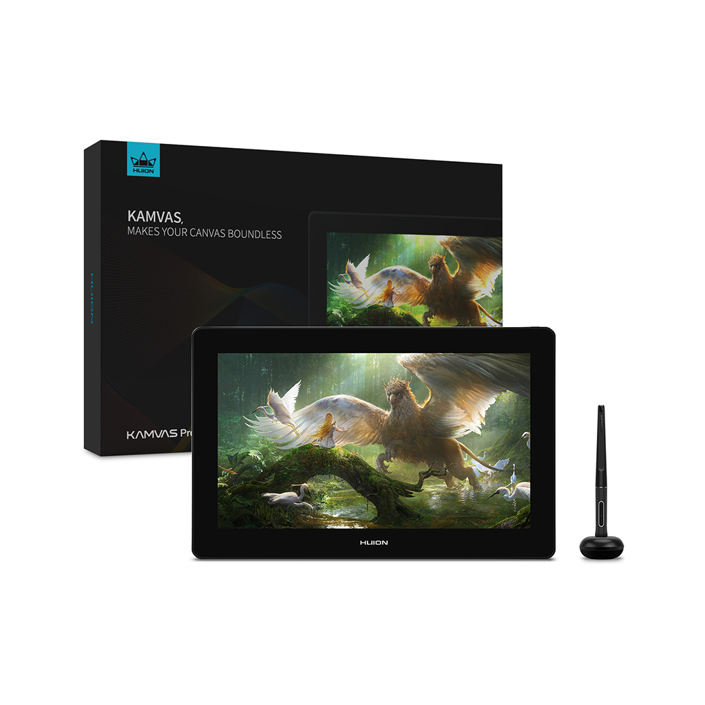 Планшет-монітор Huion Kamvas Pro 16 (4K) + рукавичка (GT1561) - зображення 4