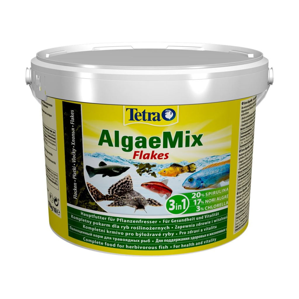 Корм для риб Tetra Algae Mix пластівці 10 л (4004218284746) - зображення 1