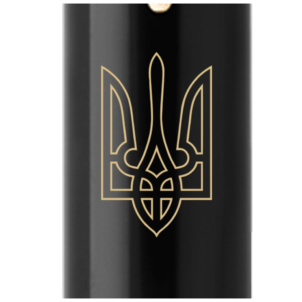 Ручка кулькова Parker IM 17 UKRAINE Black GT BP Тризуб прозорий (22032_T010y) - зображення 2