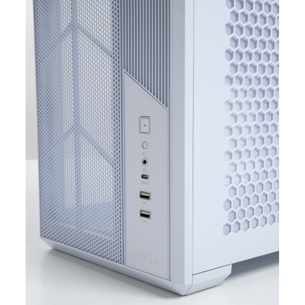 Корпус для ПК Vinga Eclipse White - зображення 9