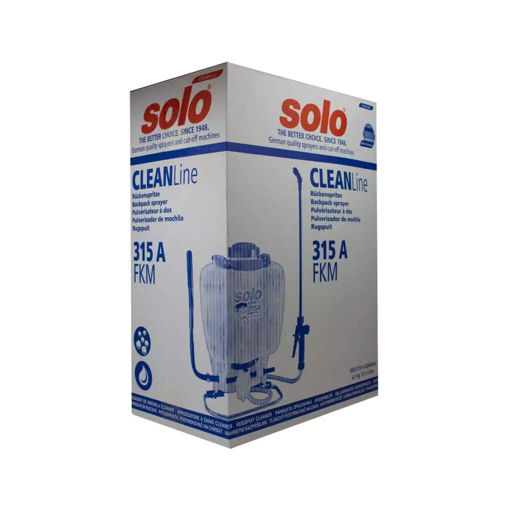 Обприскувач Solo ручний ранцевий 15 л, мембранний, тиск 4 бар, труб 50 см, вага 4.5 кг (315A) - зображення 2