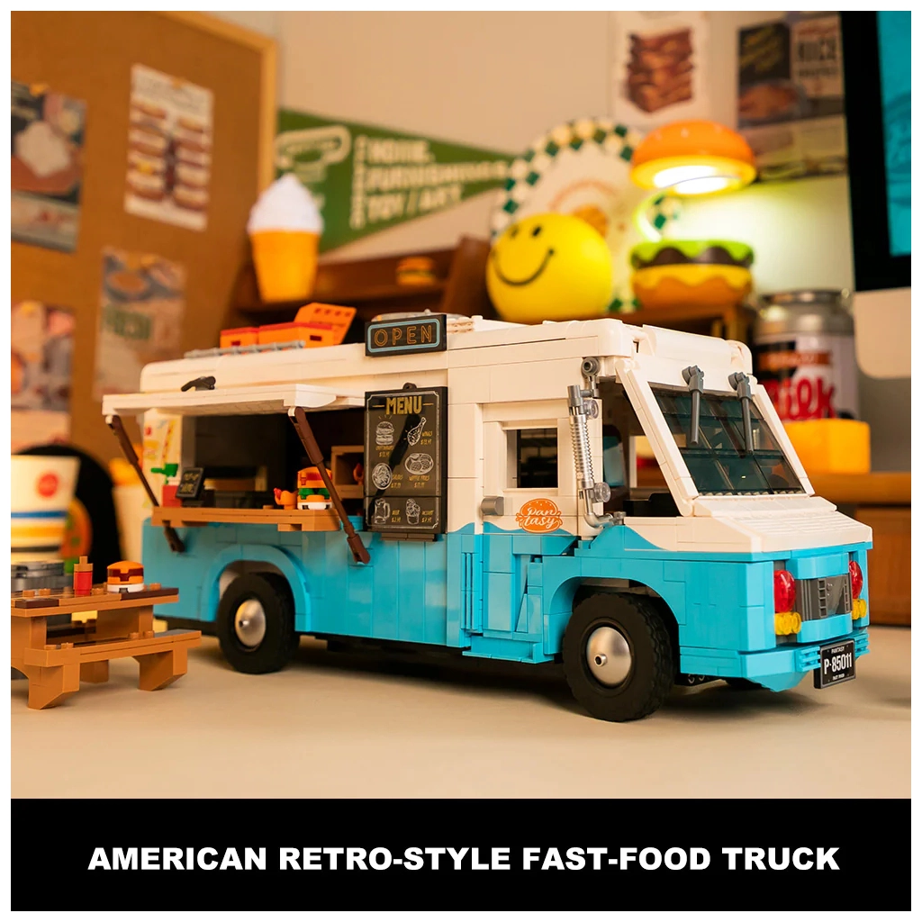 Конструктор Pantasy Original - Joyside Series Ретро-фудтрак (85011) - зображення 5