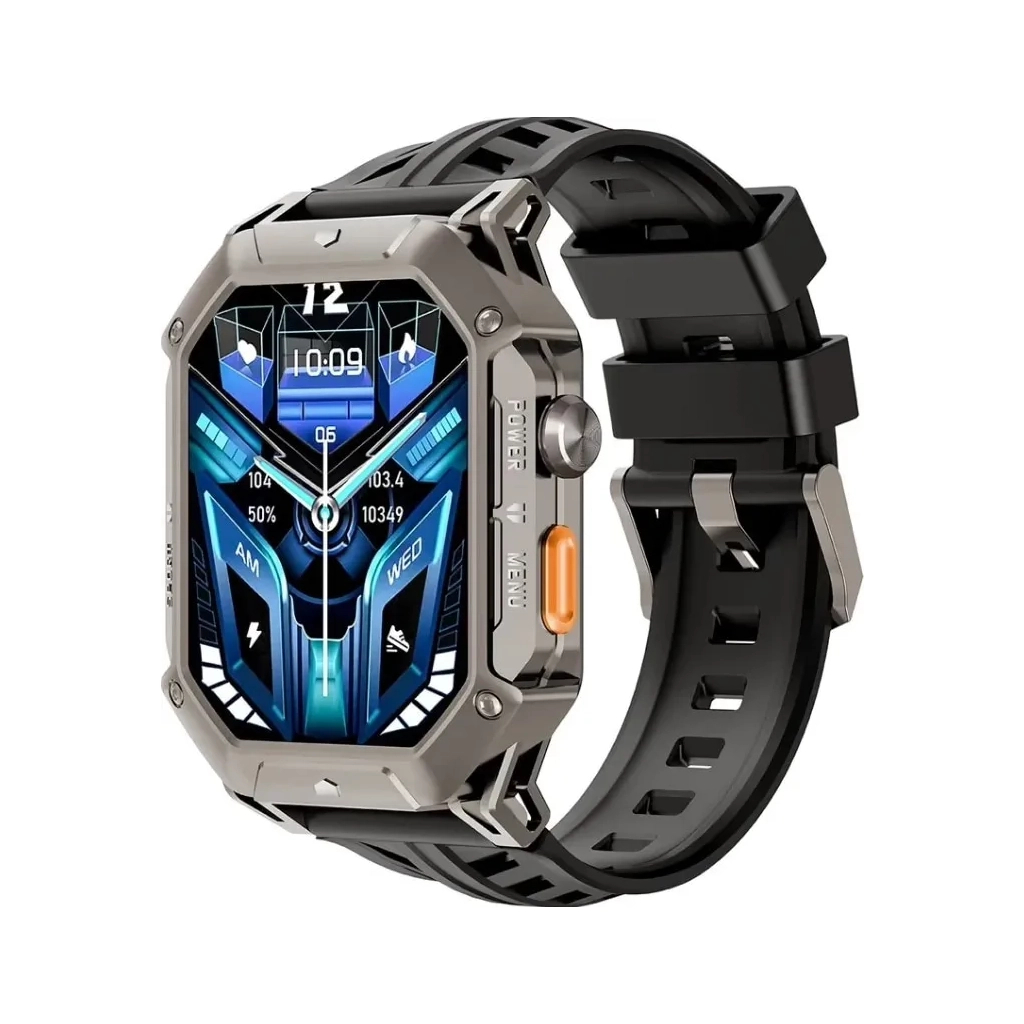 Смарт-годинник OUKITEL BT80 Grey (6931940752947) - зображення 1