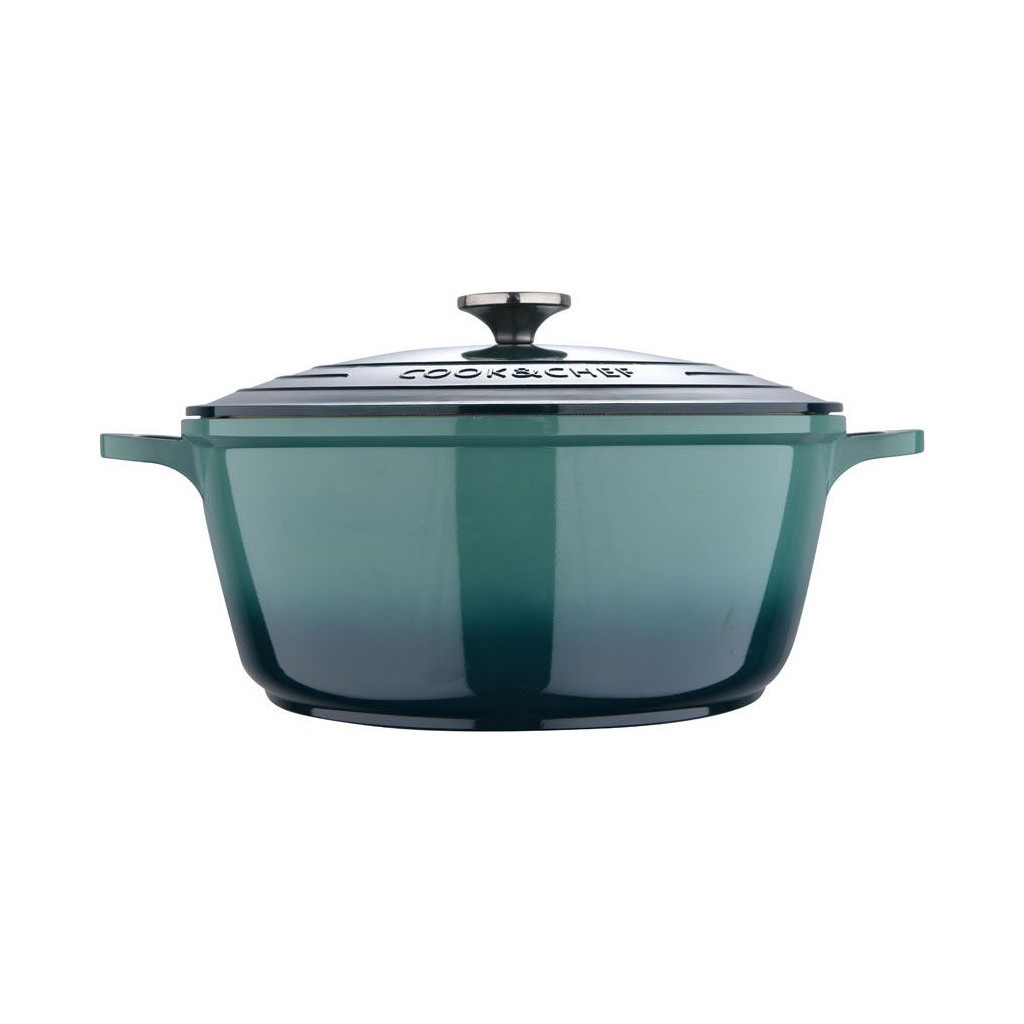 Каструля Bergner Excalibur з кришкою Зелена 5.8 л (BG-36102-GR) - зображення 2